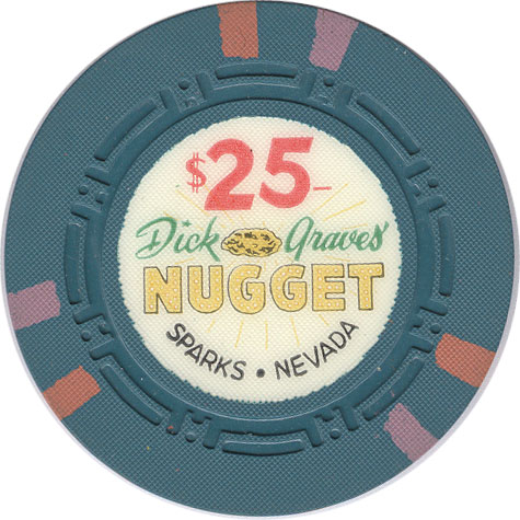 The Thunderbird $25 Bill Borland Commemorative Chips Las Vegas NV 1st Edition * 